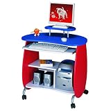 Boys' Techni Mobili Computer Desk - Red/ White/ Blue