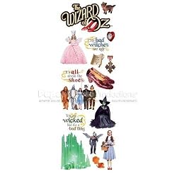 Wizard of Oz Glitter Rub-Ons