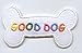 Good Dog Bone Iron on Embroidered Patch