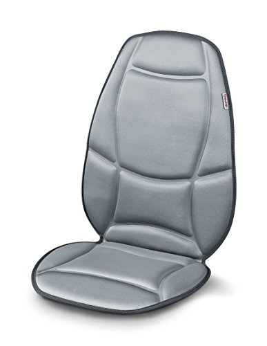 Beurer Vibrating Massage Seat Cushion, With Heat and Car/AC Adapter