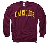 Iona Gaels Maroon Arch Crewneck Sweatshirt
