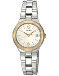 Seiko Womens SXDC48P1 Silver Dial Stainless Steel Watch