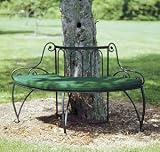 Achla Designs Lutyen I Outdoor Wrought Iron Tree Bench