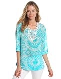 Jones New York Womens Scoop Neck Tunic with Embroidery 41wNj2j%2BuvL. SL160 Jones New York Womens Scoop Neck Tunic with Embroidery