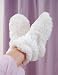 Aroma Home Fluffy Microwavable Feet Warmers - White