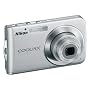 Nikon Coolpix S210 Digital Camera - Bright Silver (8.0MP, 3x Optical Zoom) 2.5" LCD