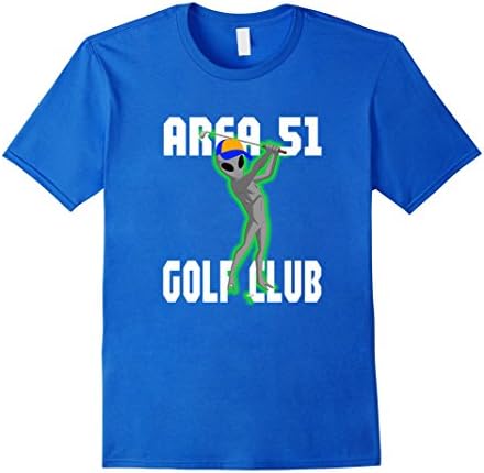 Men's Area 51 Golf Club For Aliens Small Royal Blue