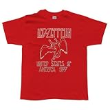 Led Zeppelin - 1977 Red T-Shirt