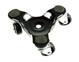 Super-Handy Mini Mover's Dolly - 3 Full-Swivel Casters