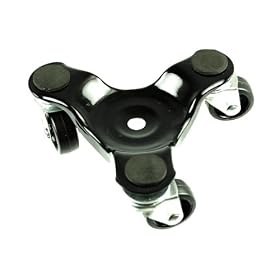 Super-Handy Mini Mover's Dolly - 3 Full-Swivel Casters by IT