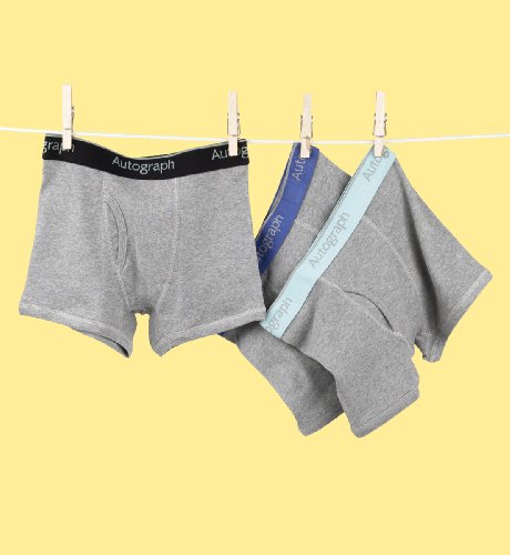 3 Autograph Pure Cotton Tipped Trunks