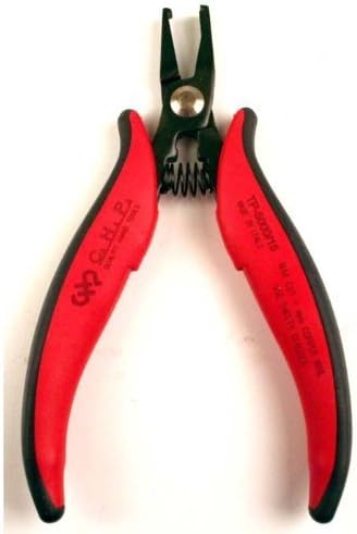 Hakko CHP TP-5000-15-D Cut and Clinch Nipper, 30 Degree Bend, Hardened Carbon Steel Construction, 18 Gauge Maximum Cutting Capacity, ESD-Safe Dissipative Handles by Hakko