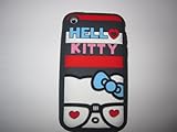 I-Phone 3G-3GS light weight Hello Kitty Heart Glasses Silicone Case / Skin  ....