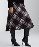 Charter Club Long Plaid Skirt