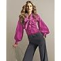 Newport News Sash-tied blouse
