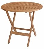 Anderson Teak Windsor 31 inch Round Picnic Folding Table