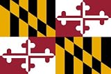 Maryland State Flag Poster Print - 11x17