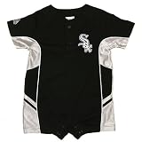Chicago White Sox Infant BP Jersey Romper by Majestic Athletic