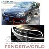 CHEVY IMPALA 06-07 CHROME STEEL FRONT VENT COVER TRIM