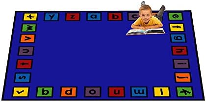 Atoz 4' x 5.7' Rectangle Primary Kids Area Rug