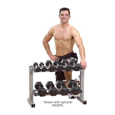 Powerline PDR282X 32-Inch 2-Tier Dumbbell Rack