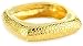 Joanna Laura Constantine Gold Texture Bangle title=