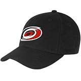 Reebok Carolina Hurricanes Black Basic Logo Wool Blend Adjustable Hat