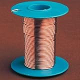 Multiple-Use Uninsulated Bare Copper Wire, Size: 1/4 lb. (113g) spool; Dia. (mm): 1.0; AWG Gauge: 18