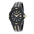Men's Elgin Black Steel Watch - 9"
