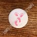 BABY HANDPRINTS & FOOTPRINTS IN PINK DRAWER PULLS KNOBS