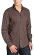 Vintage Red Young Men's Helix Topset Handkerchief Long Sleeve Shirt
