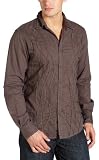 Vintage Red Young Men's Helix Topset Handkerchief Long Sleeve Shirt