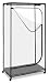 Whitmor 6013-150-WC 36-Inch Ebony Crystal Rolling Clothes Closet