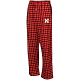 Nebraska Cornhuskers Scarlet-Cream Plaid Match-Up Flannel Pajama Pants