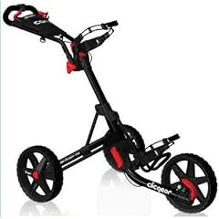 Clicgear 2.0 3-Rad-Alu-Pushtrolley in schwarz