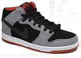 Nike Men's Dunk Mid SB Un-Supreme Red Drag Style# 314383-015