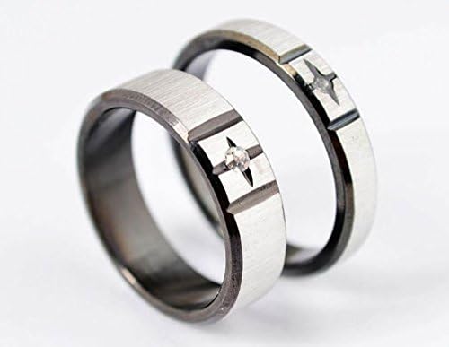 Jewelryfinds Fashion Lovers Titanium Steel Ringslady Rhinestone Tail Ring Korea