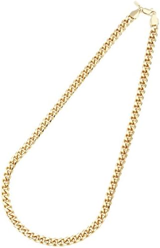 Men's Yellow Gold Plated 9mm Lifetime Warranty Cuban Curb Chain Link Necklace, 22"