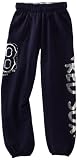 MLB Girls Boston Red Sox Fleece Roll-Over Pant (Dark Navy, Medium)