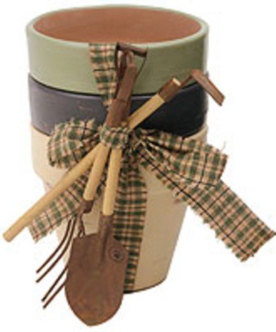 Boyds Bears Flower Pots Rosalies Gardening Kit 654317 flower pot 41wOGSiRJOL Boyds Bears Flower Pots Rosalies Gardening Kit 654317