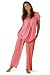 Women's Bamboo Pajamas - Soft Pajamas Sleepwear Set in Bamboo Viscose Jersey (Bamboo Bliss); Eco Friendly Gift for Women by TexereSilk