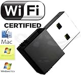 CostMad 802.11n/g Micro Mini Wireless N Wifi USB WLAN Network Smallest Adapter Dongle for PC/Notebook/Laptop - Super Fast 150Mbps (Suitable for Linux/Windows 2000/XP/Vista/7 - 32bit & 64bit Versions)