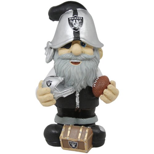 NFL Oakland Raiders Thematic Gnome - 2nd Version