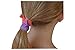 Syleia Pack of 20 Bright and Pastel Hair Ties Ponytail Holders Elastic Ribbon Band Crease Free Hand Knotted Fold Over Ouchless Strong Hold