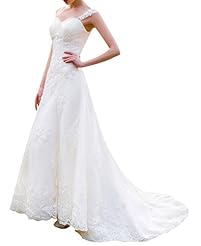 Sweetheart Lace-Up Beaded Wedding Dress/Tunic  with a Brush/Sweep Train 