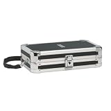 Leitz - Case for CD/DVD discs - 64 discs - metal, aluminium - black, chrome