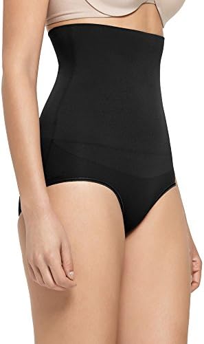 Yummie Tummie Women's Cameo High Waist Brief (Black,S/M)