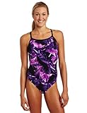 TYR Sport Women's Firerock Diamondback Swim Suit (Purple, 28)