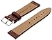 Hadley-Roma Men's 22mm Leather Watch Strap, Color:Brown (Model: MSM894RB-220)