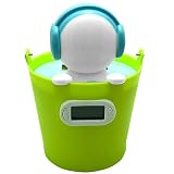 SOLAR okiraku CLOCK YURAYURA (�\�[���[ �����炭 �����) �u�����v �\�[���[�N���b�N �w�b�h�t�H�� ITC-6018-GN �O���[��